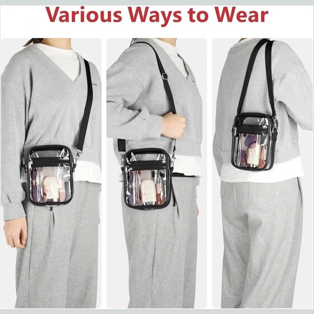 Clear Stadium Crossbody Bag - Picture 10 of 11